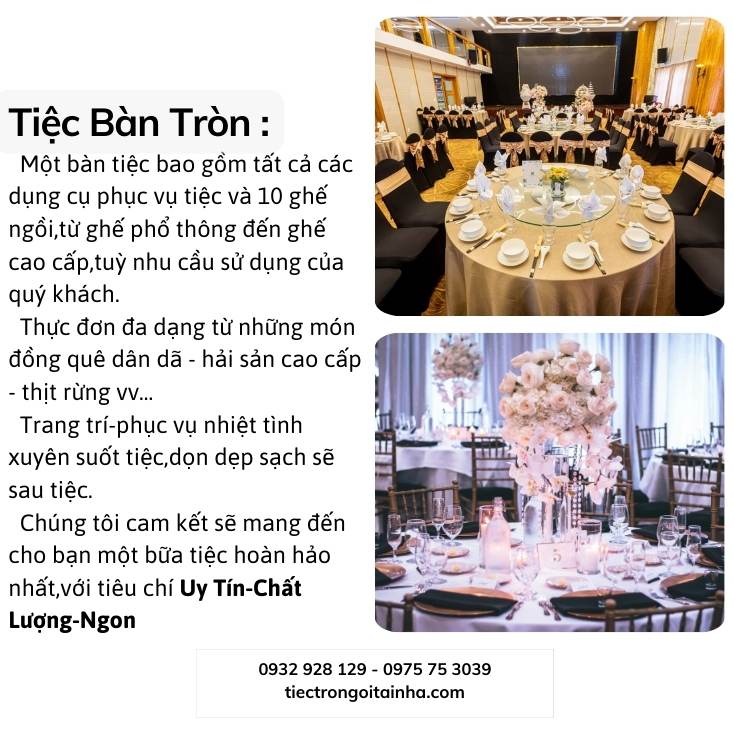 tiệc bàn tròn