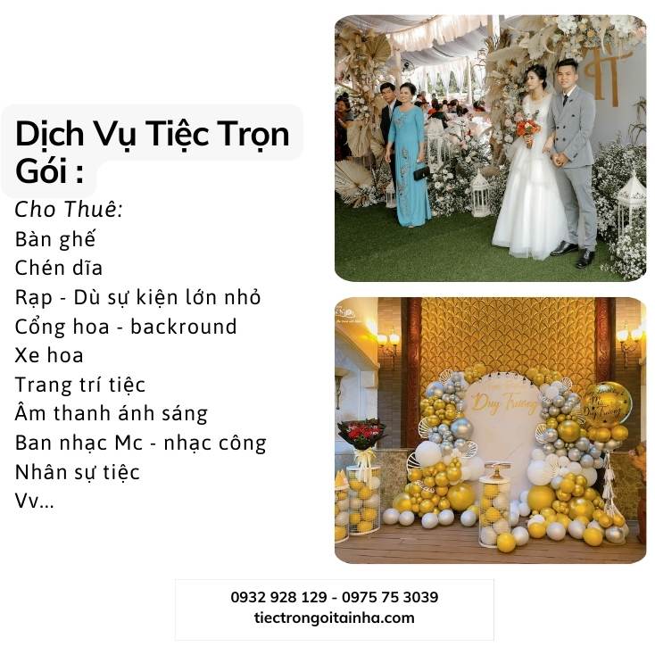 dịch vụ tiệc trọn gói