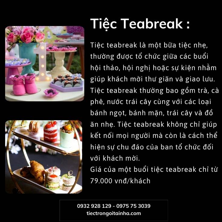 tiệc teabreak